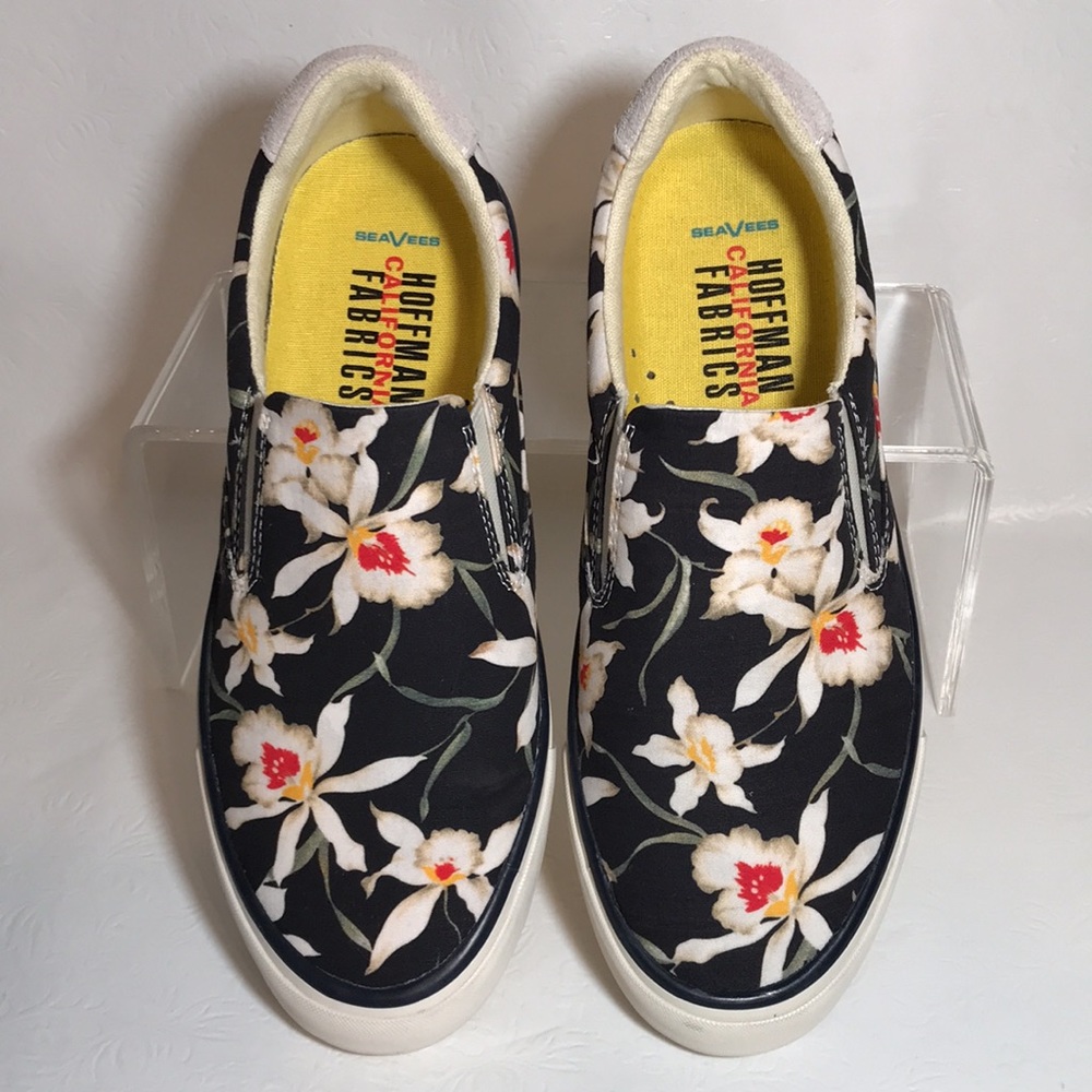 Seavees Brand Hawthorne Slip Magnum Poplin Twill Black Star Orchid Limitd Ed 6.5